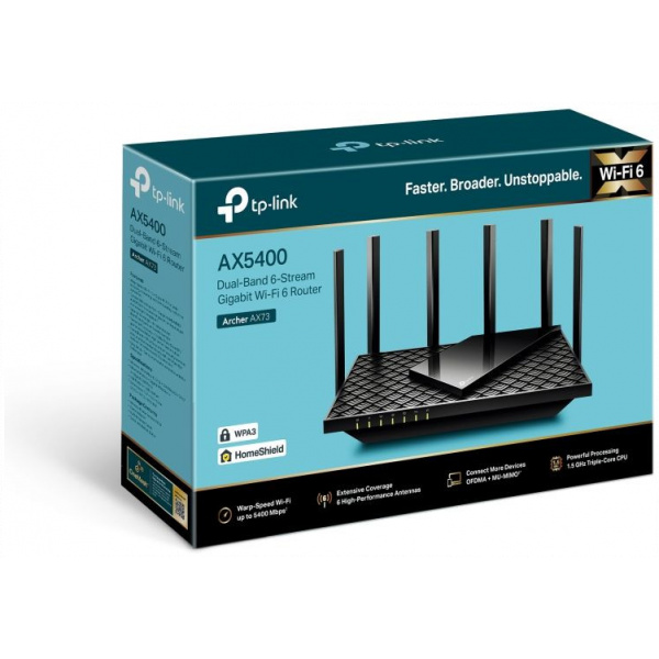 TP-Link AX5400 két sávos Gigabit Wi-Fi 6 Router Archer AX72 #4