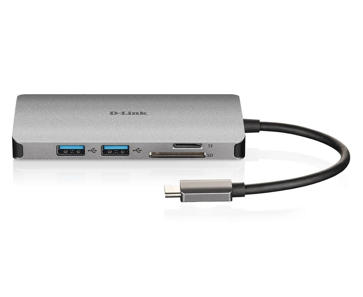 D-Link DUB-M810 8-in-1 USB-C Hub (HDMI/Ethernet/Card Reader/Power Delivery) #2