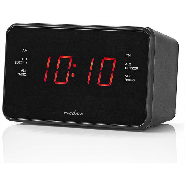 Nedis Digitális rádiós ébresztőóra (0,9"-os LED kijelző) #3