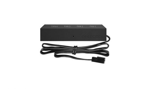 DeepCool 3/4-pin (PWM) ventilátor táp elosztó HUB 4 csatlakozóval #2