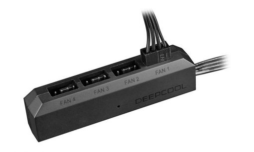 DeepCool 3/4-pin (PWM) ventilátor táp elosztó HUB 4 csatlakozóval #4