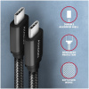 USB 3.2 (C) – USB 3.2 (C) (M/M) adat- és töltőkábel 1m Axagon #3