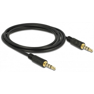 3,5mm Combo Jack (4-pin) összekötő kábel (M/M) 2m Delock #2