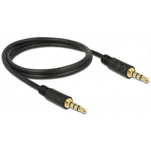 3,5mm Combo Jack (4-pin) összekötő kábel (M/M) 1m Delock #2
