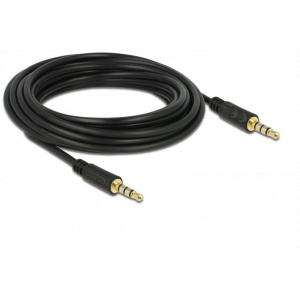 3,5mm Combo Jack (4-pin) összekötő kábel (M/M) 5m Delock #2