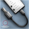 USB 3.2 (C) – USB 3.2 (A) (M/F) kábel 0,2m Axagon fekete #3