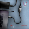 USB 3.2 (C) – USB 3.2 (A) (M/F) kábel 0,2m Axagon fekete #4