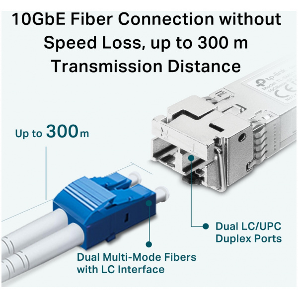 TP-Link TL-SM5110-SR 10GBase-SR SFP+ LC Transceiver #6