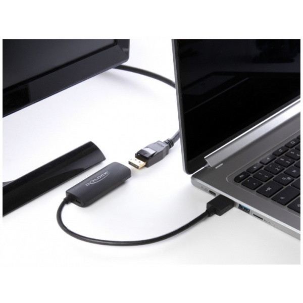 Delock HDMI > DisplayPort 1.2 4K 60Hz átalakító, HDR-el, 24cm kábellel #3
