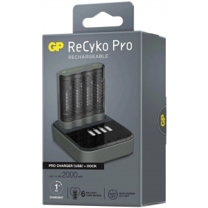 GP Pro P461 akkutöltő (AA, AAA méretekhez) +4x2700 mAh ReCyko AA akku #2