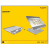 Delock állítható alumínium tablet és laptop állvány és tartó #4