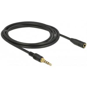 3,5mm Combo Jack (4-pin) hosszabbító kábel (M/F) 2m Delock #2