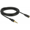 3,5mm Combo Jack (4-pin) hosszabbító kábel (M/F) 3m Delock #2