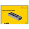 Delock USB 3.0 HUB 10 porttal és kapcsolóval #4