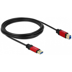 USB 3.0 prémium kábel A/B 3m - Delock #2