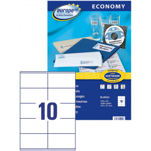 Avery Europe100 etikett címke (105 x 57 mm, 100 ív) #2