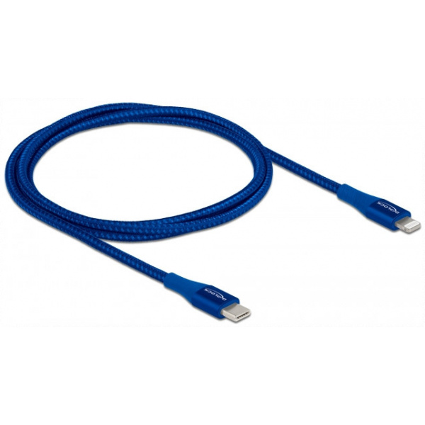 Delock USB-C – Lightning töltő- és adatkábel (MFi tanusítvánnyal) 1m #2