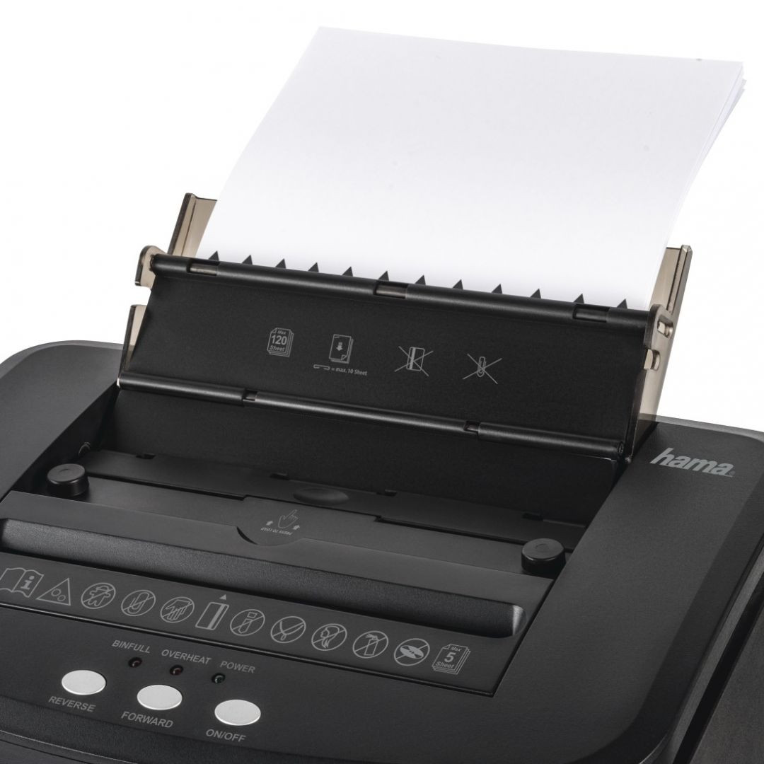 Hama Premium AUTOM120 iratmegsemmisítő (keresztbe is vág) #2