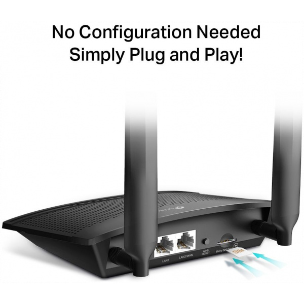 TP-Link 300 Mbps vezeték nélküli N-es 4G LTE Router (TL-MR100) #3