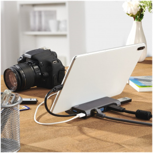 Hama USB Type-C 7-In-1 Hub VGA, HDMI, LAN csatlakozókkal #2