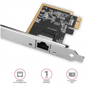 Axagon PCEE-GRF Gigabit PCI-Express (x1) hálókártya #2