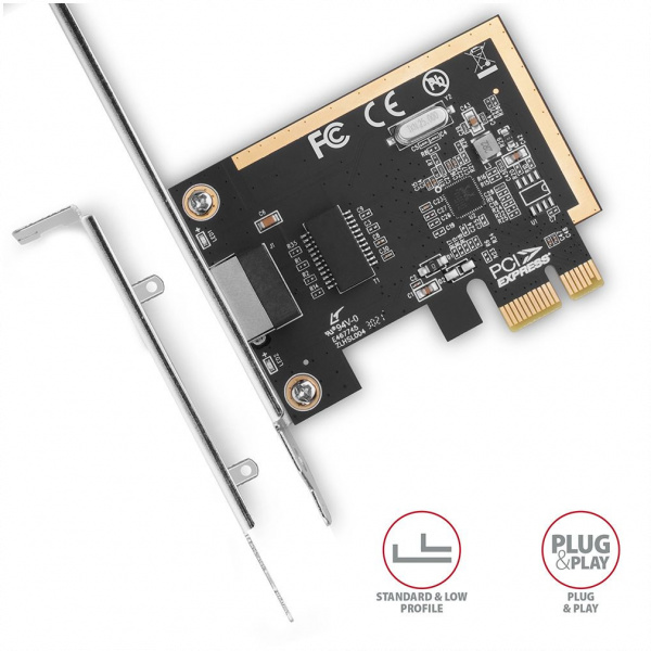 Axagon PCEE-GRF Gigabit PCI-Express (x1) hálókártya #3
