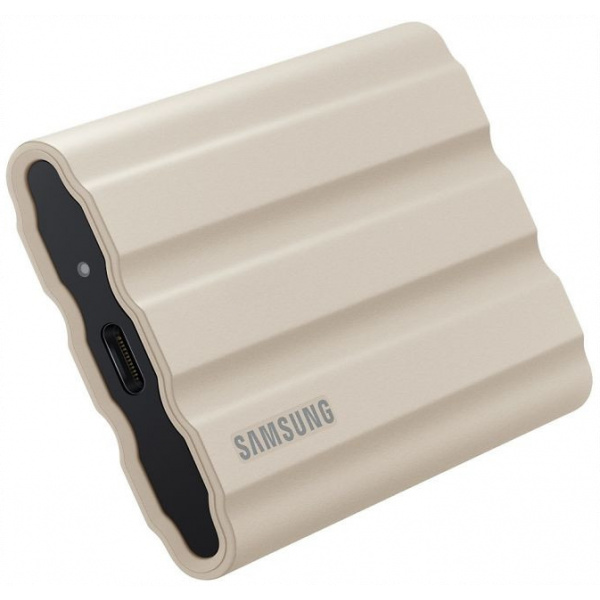 2TB Samsung T7 Shield hordozható SSD USB 3.2 (bézs) #6