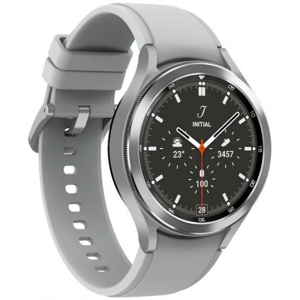 Samsung Galaxy Watch 4 Classic okosóra 46mm, eSIM (ezüst) #3