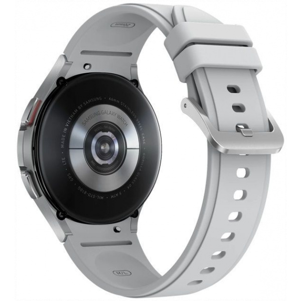 Samsung Galaxy Watch 4 Classic okosóra 46mm, eSIM (ezüst) #4