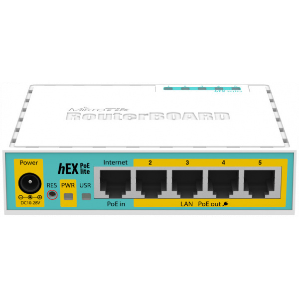 MikroTik hEX PoE lite RB750UPr2 L4 vezetékes router 5 porttal #2
