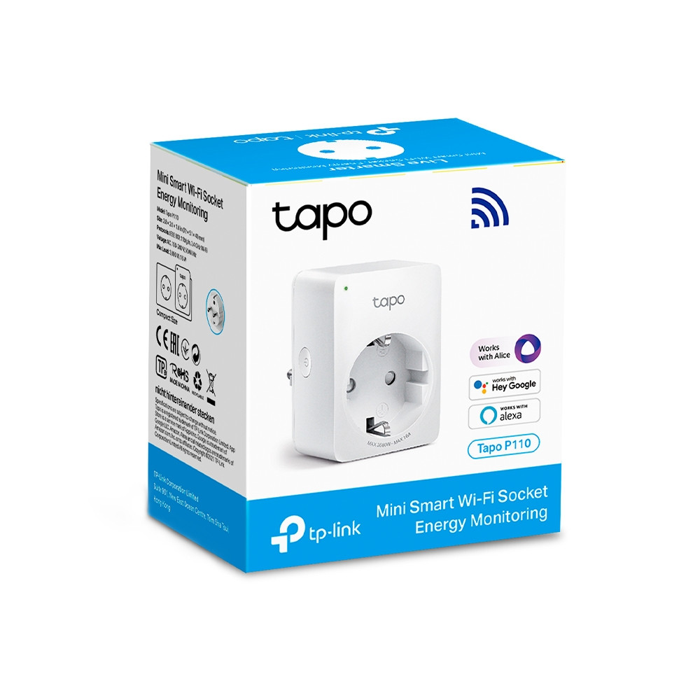 TP-Link Wi-Fi-s Okos dugalj energiaméréssel Tapo P110 #8