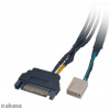 Akasa 4-pin tápelosztó kábel (alaplapi PWM > 3x 4-pin PWM csatlakozó) #2