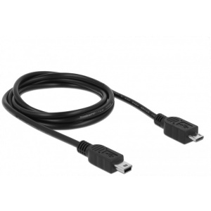 Delock USB micro B – USB mini kábel, 1m #2