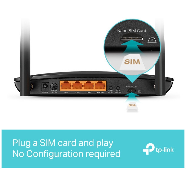 TP-Link AC1200 vezeték nélküli dual band Gigabit 4G+ Cat6 Router (Archer MR500) #4