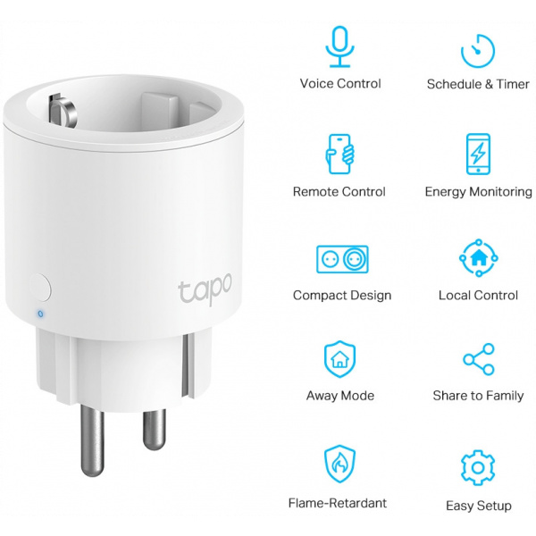 TP-Link Wi-Fi-s Okos dugalj energia figyeléssel Tapo P115 #2