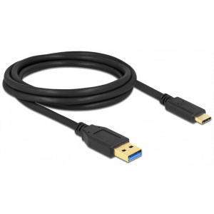 USB 3.2 (C) – USB 3.2 (A) Gen 2 kábel 2m Delock #2