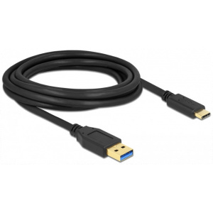 USB 3.2 (C) – USB 3.2 (A) Gen 2 kábel 3m Delock #2