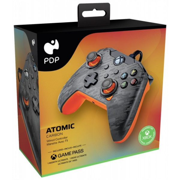 PDP Xbox vezetékes kontroller Series X|S/Xbox One/PC-hez (Atomic Carbon) #5