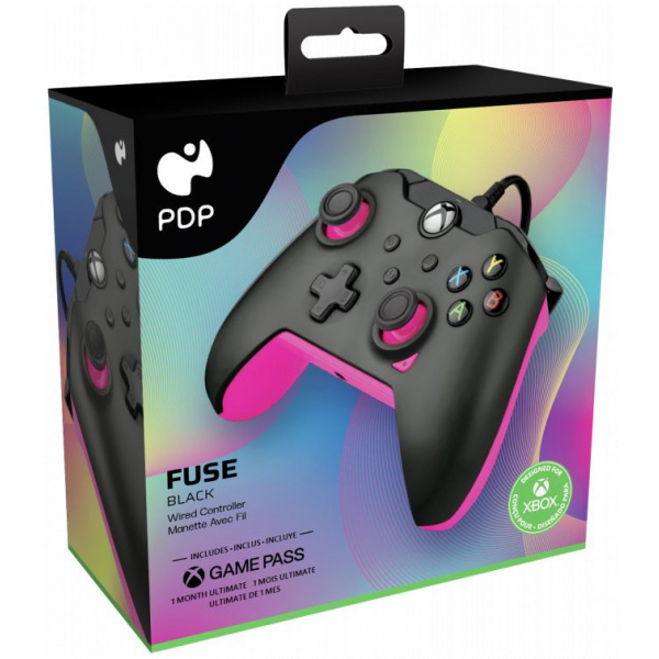 PDP Xbox vezetékes kontroller Series X|S/Xbox One/PC-hez (Fuse Black) #7