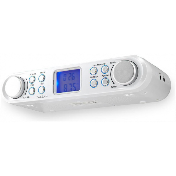 Nedis FM konyhai rádió, 1,5W (fehér) #3