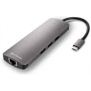 Sharkoon USB 3.0 Type-C 8-in-1 dokkoló kártyaolvasóval #2