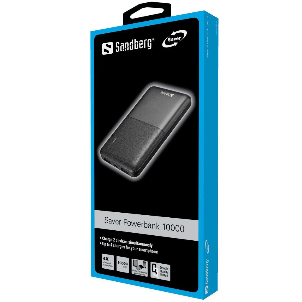 Sandberg Saver 10000 mAh Powerbank (fekete) #2