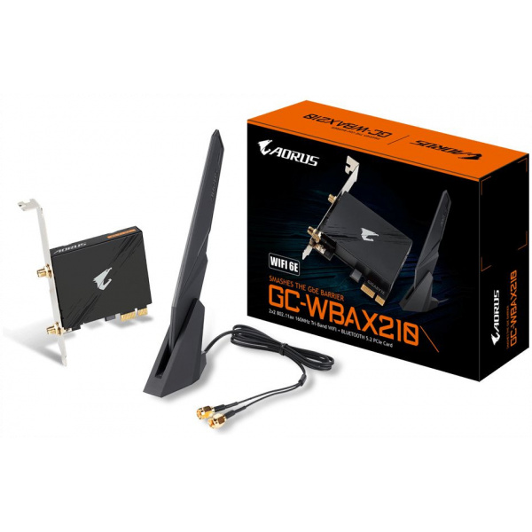 GigaByte GC-WBAX210 2x2 802.11ax Tri-Band WIFI + BT 5.2 PCIe kártya (2400 Mbps) #3
