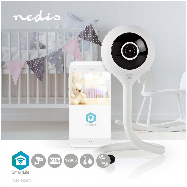 Nedis SmartLife beltéri IP kamera (Full HD, microSD / felhő, éjjellátó) #2