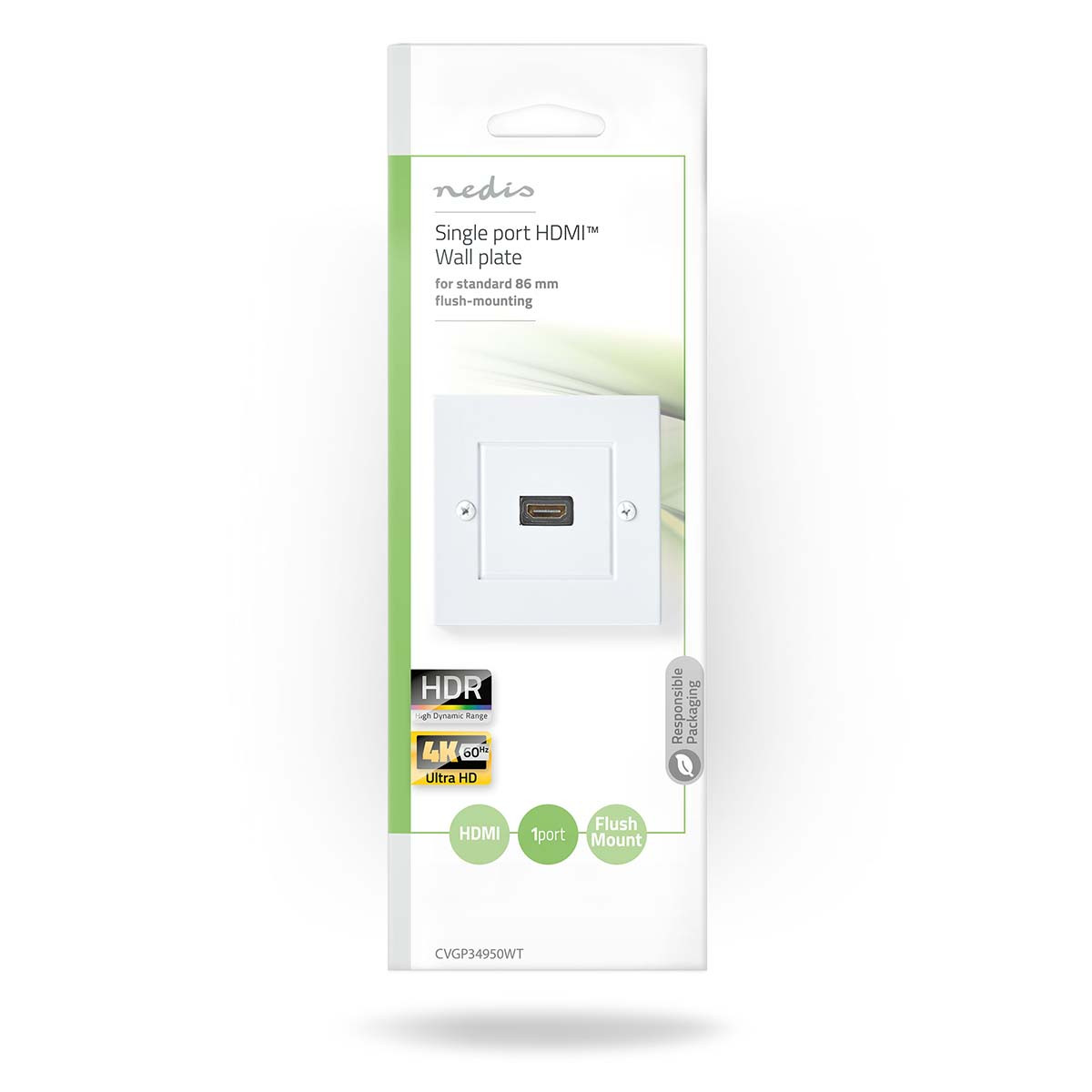 Nedis HDMI fali doboz 1x HDMI 4K csatlakozóval #5