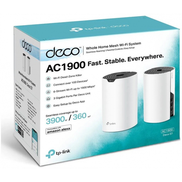 TP-Link AC1900 egész otthont lefedő Mesh Wi-Fi rendszer DECO S7 (2-Pack) #3