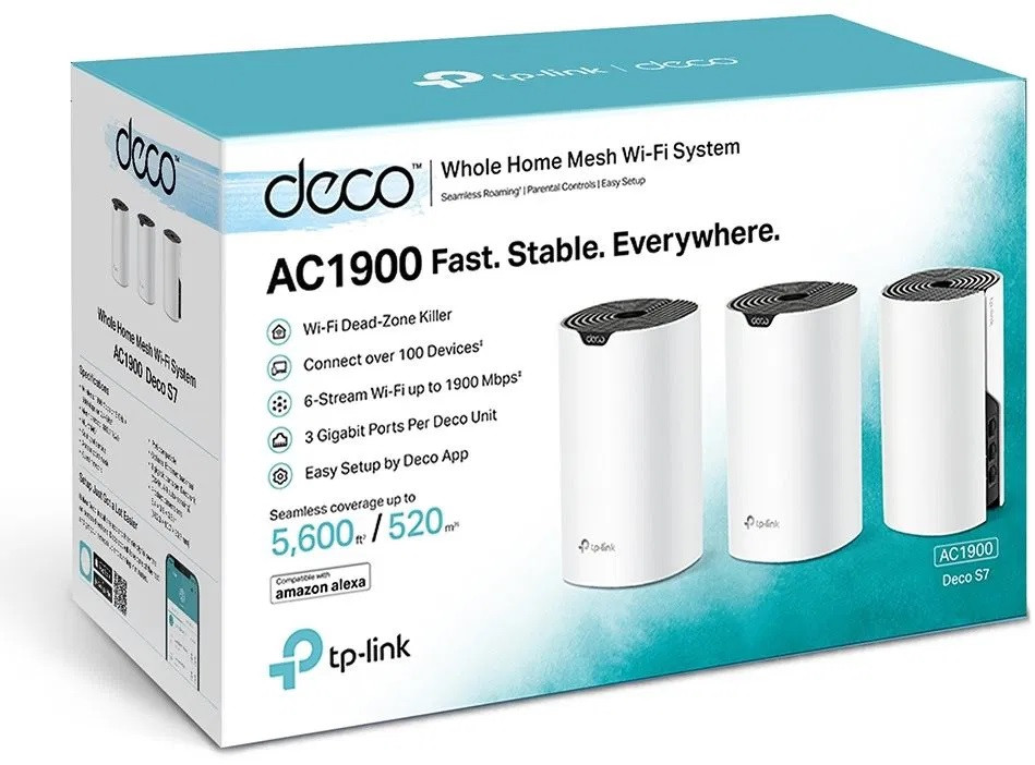 TP-Link AC1900 egész otthont lefedő Mesh Wi-Fi rendszer DECO S7 (3-Pack) #3
