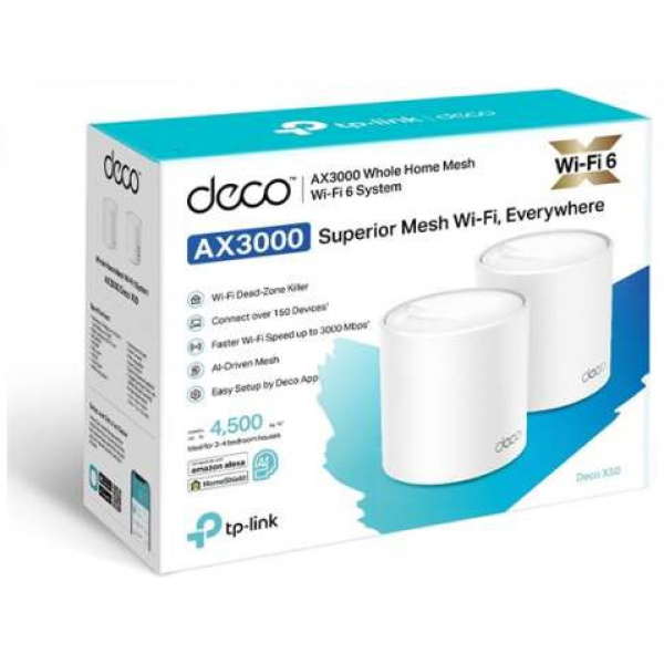 TP-Link AX3000 egész otthont lefedő Mesh Wi-Fi 6 rendszer DECO X50 (2-Pack) #5