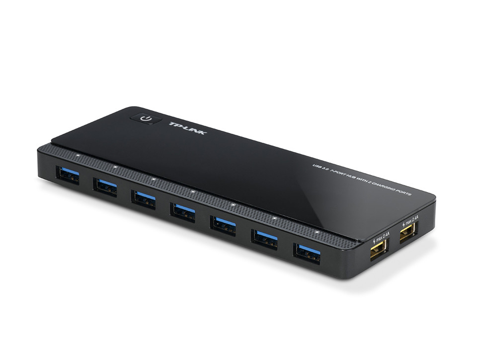 7-portos USB HUB 2 töltési csatlakozással TP-Link UH720 (USB 3.0) #3