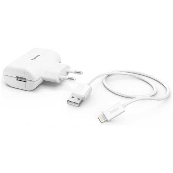 Hama 201619 hálózati töltő Lightning - USB kábellel, 2,4A - 12W #2